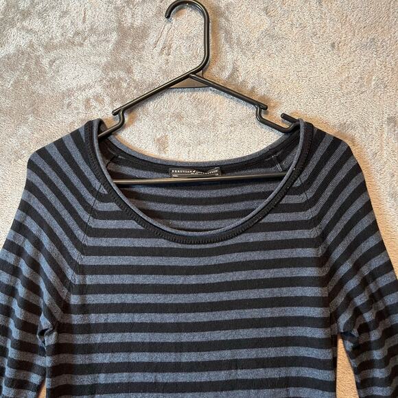 Peruvian Connection Women's Dress Blue Striped Size XSmall Pima Cotton - Picture 5 of 7